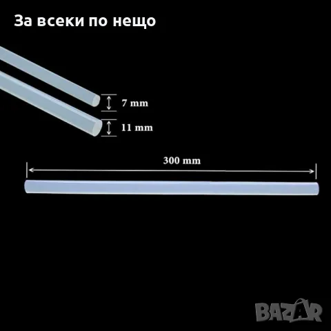 ✨СИЛИКОНОВИ ПРЪЧКИ 7Х300ММ. - МАЛКИ - 82-85БР., снимка 2 - Ученически пособия, канцеларски материали - 46839479