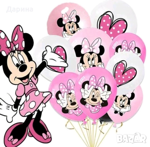 Парти сет украса  Мини и Мики  Маус , снимка 5 - Други - 41809969