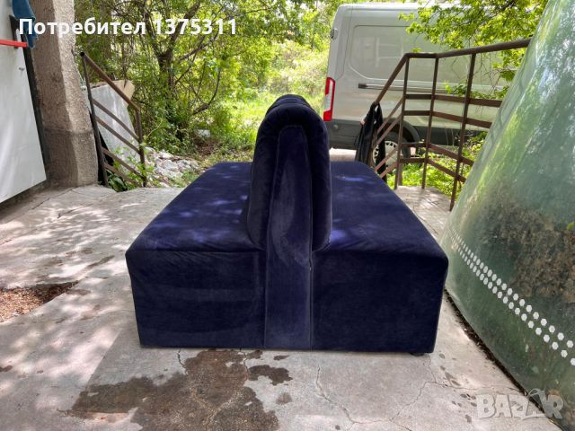 Двустранен диван от дамаска полиестер, снимка 11 - Дивани и мека мебел - 45341561