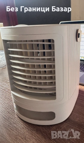 Нов мини климатик Air Cooler преносим охладител с вода, 3 скорости и атмосферна LED светлина, снимка 6 - Други стоки за дома - 53095035