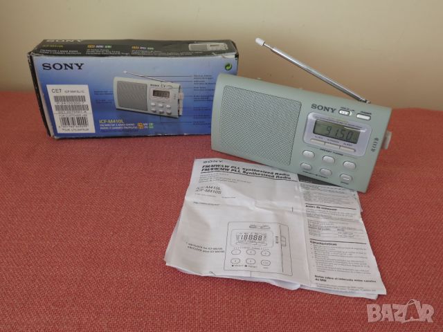 ново,Sony ICF-M410L Portable Radio,2001, снимка 6 - Радиокасетофони, транзистори - 45200368