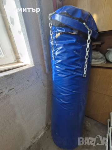 Професионална боксова круша EONSport - 140×40 см. 40 кг ПЪЛНА