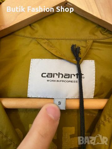 Brain Dead x Carhartt WIP Chore Coat Light Jacket Brown S-M, снимка 11 - Якета - 46789784