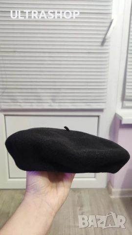 Codeba Beret Unisex Basque 100% Wool Size 54, снимка 3 - Шапки - 53056594