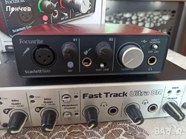 Два интерфейса за ремонт M-audio и Focusrite, снимка 2 - Китари - 48073517