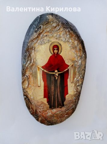 Икона на Света Богородица, снимка 4 - Икони - 46364067
