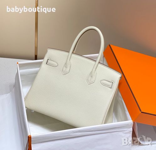 Hermes Birkin Milkshake White/Silver, снимка 2 - Чанти - 45396823