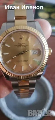 Rolex datejust 41 Champagne-colour dial 126333, снимка 4 - Мъжки - 47243251