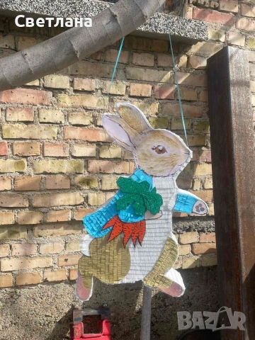 Пинята Зайчето Питър по поръчка , снимка 3 - Други - 54006673