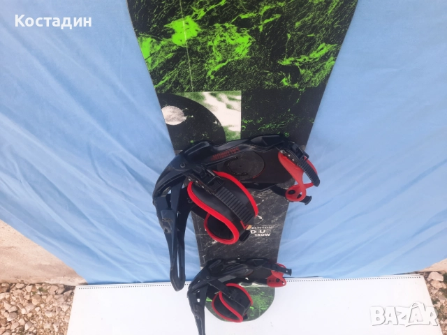 сноуборд 160см.  BURTON RADIUS, FLATtop с автомати, снимка 5 - Зимни спортове - 52776860