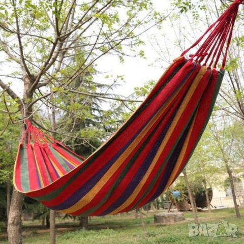 Голям цветен хамак , снимка 5 - Декорация за дома - 52595345
