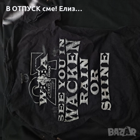 Тениска оригинал WACKEN W.O.A. - най-големият метъл фестивал в Европа, снимка 3 - Тениски - 51501273