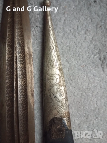 Стар кинжал 60 см., снимка 16 - Други ценни предмети - 52803694