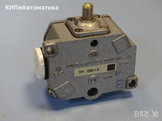 краен изключвател Kontactsystem GWU 1 St Limit Switch 6A 500V DDR VEB, снимка 7 - Резервни части за машини - 46086606