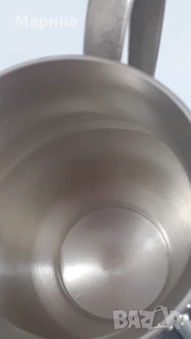 Комплект за вино и ракия от калай Antik*Vintage #92, снимка 7 - Антикварни и старинни предмети - 52405033