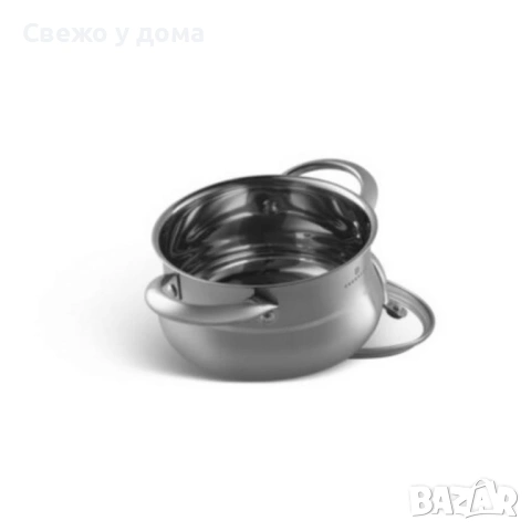 Комплект EDENBERG от 12части - неръждаема стомана с многослойно дъно за бързо и равномерно , снимка 6 - Съдове за готвене - 53457848