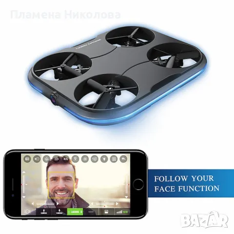 Мини дрон KAIDENG Card Drone K150 FPV RC - K150W, снимка 9 - Дронове и аксесоари - 48979042