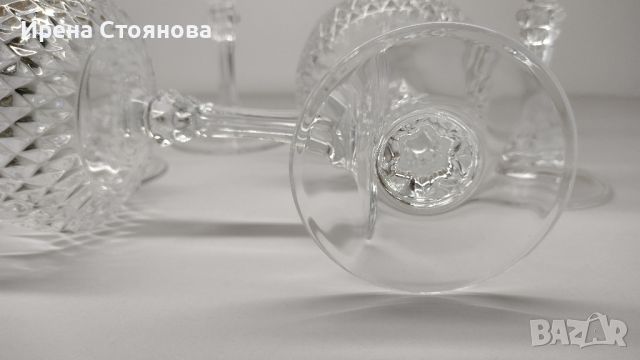 Cristal D’ Arques. Шест броя кристални чаши за просеко/шампанско, оловен кристал 240 мл, снимка 8 - Чаши - 46035293