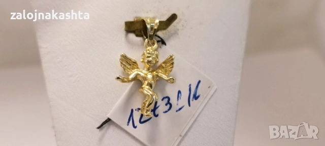Нова-Златна висулка ангелче-1,55гр/14кр