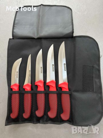 Комплект касапски ножове 5бр. Турски, снимка 1 - Други - 45998278