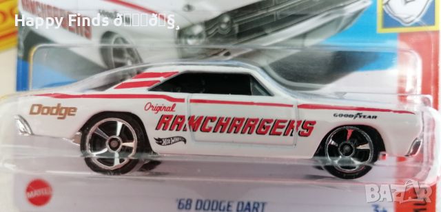 💕🧸Hot Wheels 24  `68 Dodge Dart Muscle Mania, снимка 1 - Колекции - 46114023