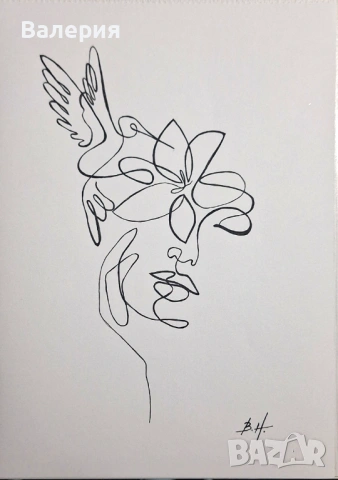 Минималистични рисунки, снимка 6 - Картини - 54072174