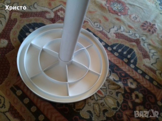 пластмасова маса за кафе PRIMA диаметър ф 50 см, височина 60 см, цвят бял, чисто нова, снимка 4 - Маси - 46414164