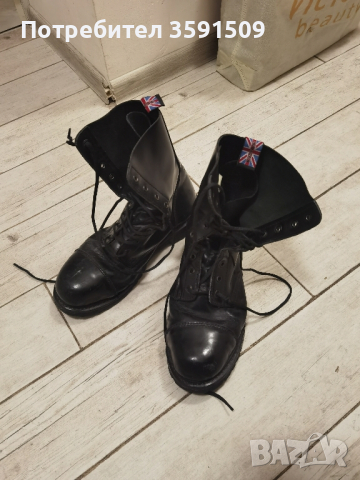 Мъжки обувки 45н MIL-TEC Sturm Invader 10 Hole Boots Black

, снимка 1 - Маратонки - 44947327