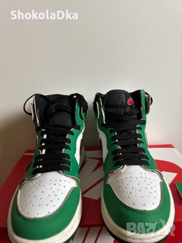 Jordan 1 Lucky green 37,5, снимка 6 - Кецове - 46725852