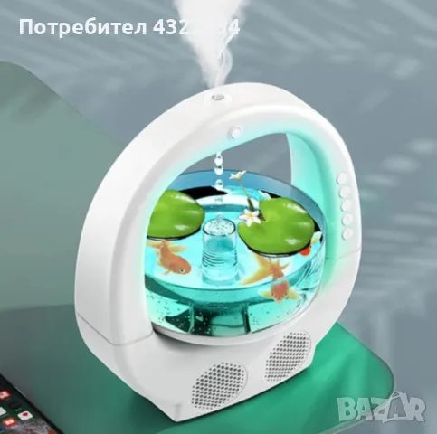 Антигравитационен овлажнител за въздух "Аквариум", с Bluetooth, снимка 3 - Други стоки за дома - 49225114