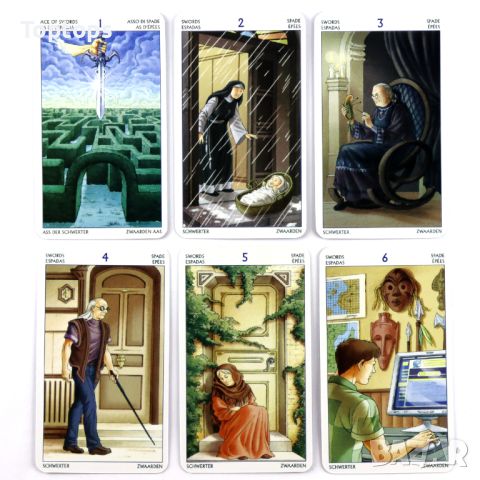 Таро карти - Out of Hand Tarot & Tarot of the 78 Doors & Vox Arcana, снимка 11 - Карти за игра - 45280493