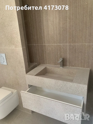 Умивалник мивка с шкаф за баня , снимка 2 - Мивки - 53089850