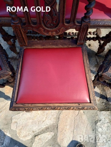 11 комплекта Антикварни столове, снимка 8 - Столове - 54264662