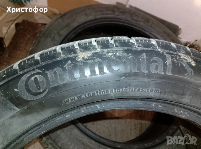 Продавам 2бр Зимни continental 215/55/18 дот48/20