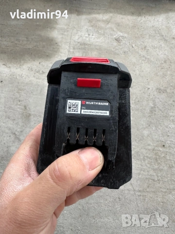 Wurth M-Cube 4Ah батерия, снимка 4 - Други инструменти - 53060559