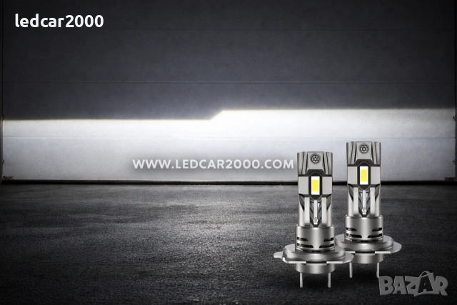 Лед Крушки Mini H7 + Подарък, снимка 7 - Аксесоари и консумативи - 39018771