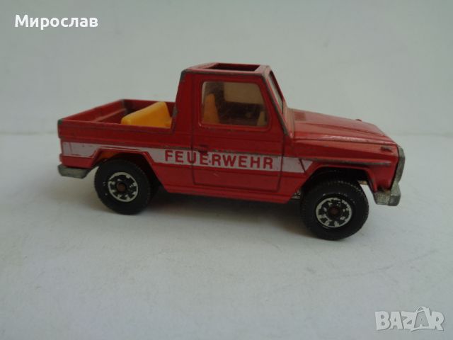  1/55? SIKU MERCEDES BENZ GE ПОЖАРНА КОЛИЧКА ИГРАЧКА МОДЕЛ, снимка 3 - Колекции - 46101886