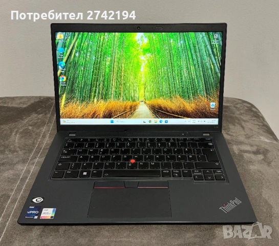 Лаптоп Lenovo ThinkPad L14 Gen 3, 15.6 инча, Intel Core i5-1235U