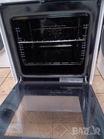 Като нова тясна 50см свободно стояща печка с керамичен плот с 2 години гаранция!, снимка 9 - Печки, фурни - 53398625