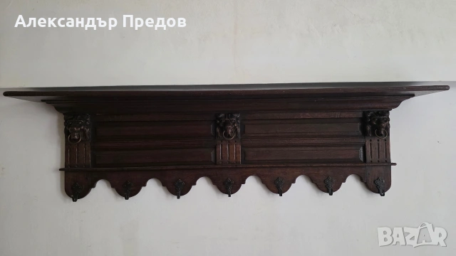 Старинна холандска закачалка , снимка 2 - Антикварни и старинни предмети - 54267752