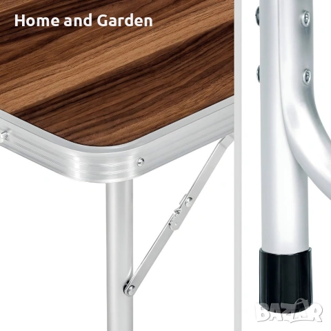 Комплект сгъваема къмпинг маса с 4 стола – тип „куфар“, снимка 5 - Къмпинг мебели - 53947532