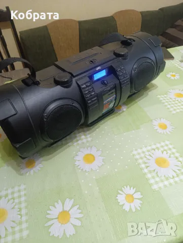 Огромен boombox Jvc+подарък, снимка 2 - Радиокасетофони, транзистори - 47089141