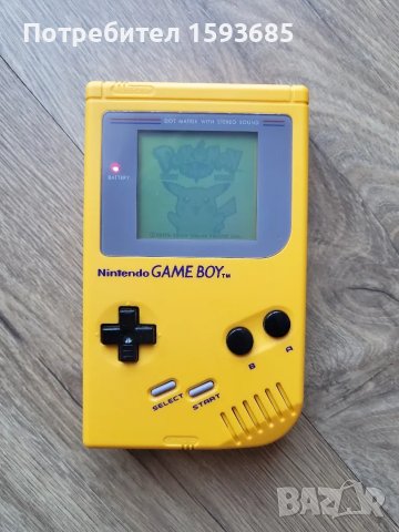 Nintendo Game Boy DMG-01 + Pokemon Yellow , снимка 7 - Nintendo конзоли - 46890583