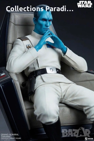 Sideshow Star Wars Grand Admiral Thrawn фигура статуя, снимка 4 - Колекции - 54043298