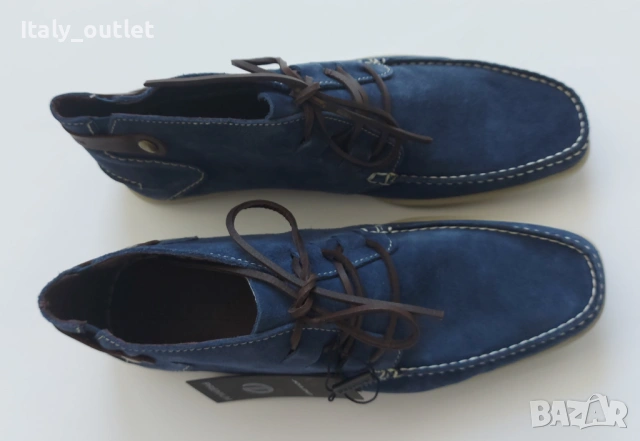 Нови и Оригинални Jack & Jones размер 44, естествена кожа, снимка 5 - Мокасини - 53130820