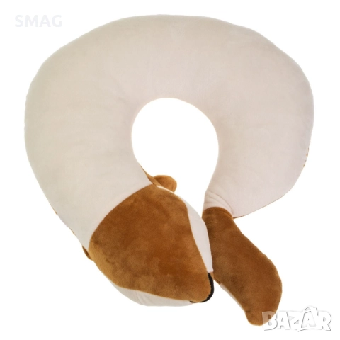 Детска възглавница за пътуване мемори пяна кафява лисица 29x34x8 см_1247067, снимка 5 - Други - 52303679