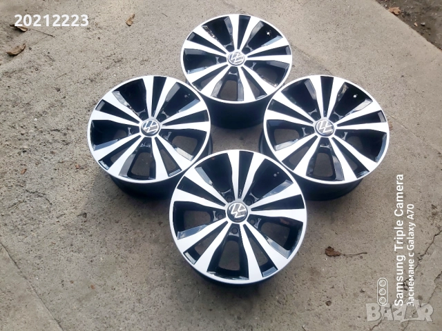 4 броя алуминиеви джанти за Volkswagen Golf,Caddy,Touran,T-Roc 16, снимка 4 - Гуми и джанти - 51895384