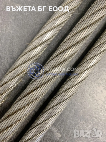 Валцовано Стоманено въже с оплетка 6×26, снимка 2 - Други инструменти - 37626485