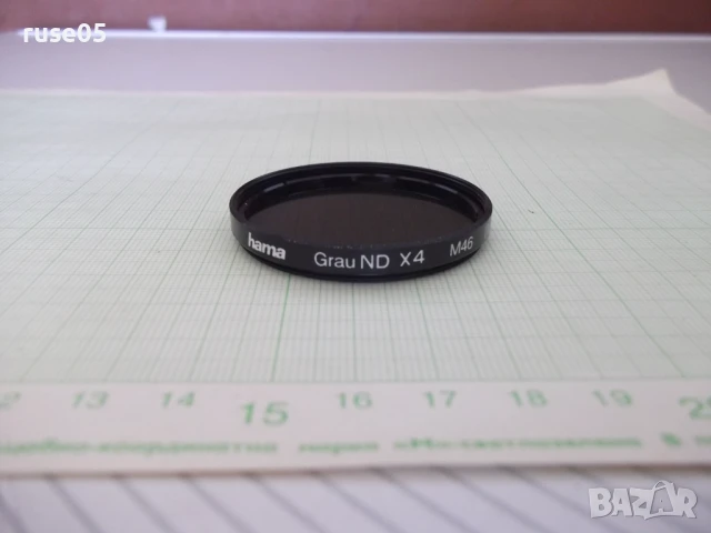 Филтър "hama - Grau NDX4 (IV)", снимка 4 - Обективи и филтри - 51320633