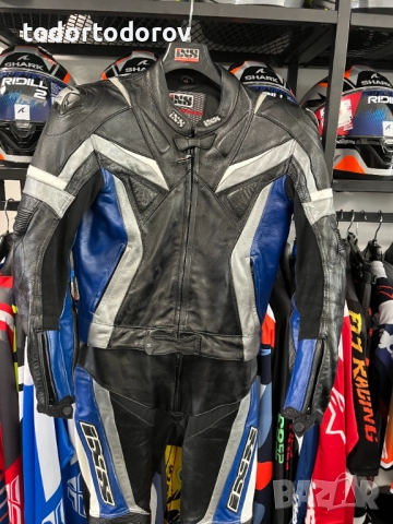 Кожен мото екип IXS XR2,50 M, 2 части,всички протектори,салйдери, снимка 1